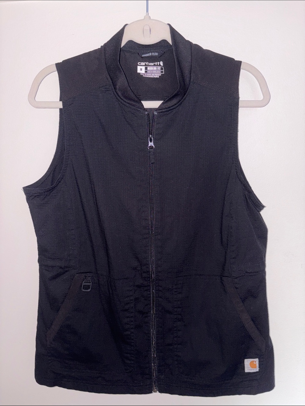 Carhartt Women's Rugged Flex Modern Fit Ripstop Zip-Front Utility Vest